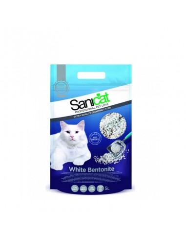 Sanicat White Bentonite 5lit posip za mačke
