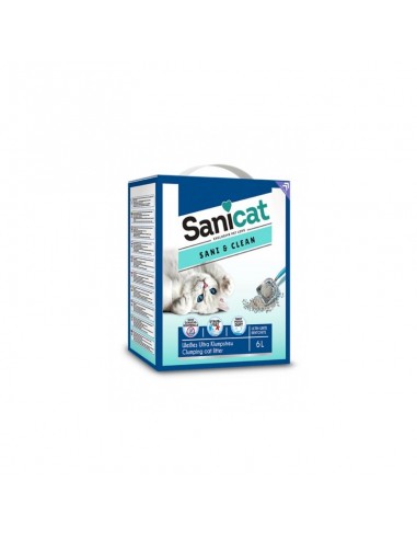 Sanicat Sani&Clean 6 lit. posip za mačke