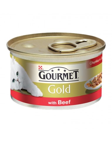 Gourmet Gold hrana za mačke u konzervi, govedina / 85gr