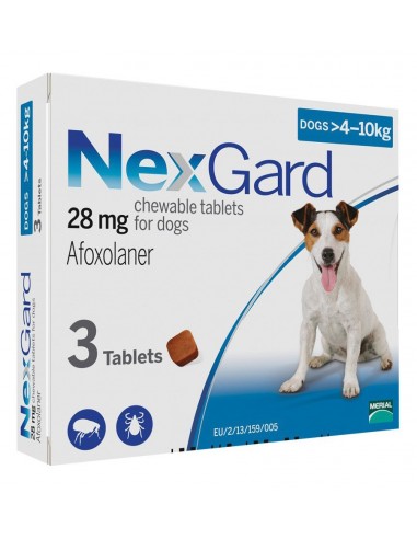 NexGard dog S, za pse 4-10kg