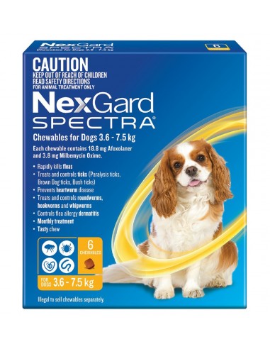 NexGard SPECTRA S 3,5-7,5kg
