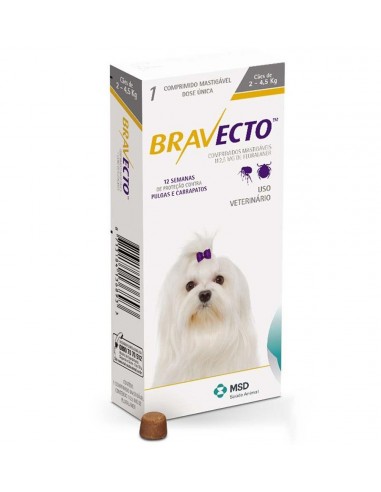BRAVECTO tablete 112.5 mg za vrlo male pse (2-4.5 kg)