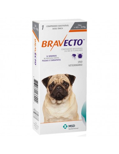 BRAVECTO tablete 250 mg za male pse (4.5-10 kg)