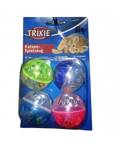 Trixie Igračka za mačke, 4 loptice 4.5cm