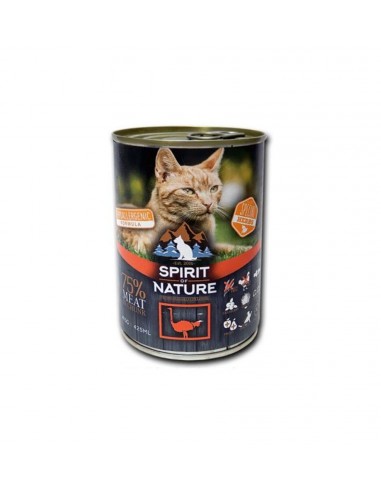 Spirit Of Nature konzerva za mačke, noj 415gr