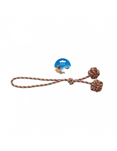 Tug toy knotted cotton dummy ball