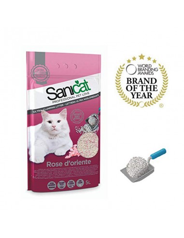 SaniCat Rose D’orient posip za mačke 5l