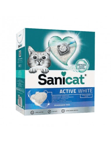 SaniCat Active White 10l
